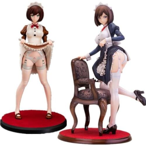 Daiki Kougyou Iya Na Kao Sarenagara Opantsu Misete Moraitai Figure Maids Chitose Ito Classic Brown Ver. PVC Action Figure Model