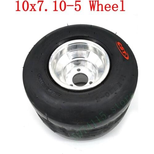 Diy Rear Wheel Kart Atv Utv Rear Wheel High Quality 11x7.10-5 Tubeless Tire Vacuum Tire Aluminum Rim 5 Inch Wheel