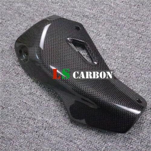 For Ducati Monster 821 2017 Full Carbon Fiber Motorcycle Accessories Exhaust Cover
