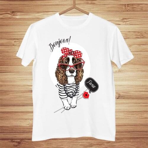 Popular animal Men Women Summer New Round Neck Short Sleeve Loose Personality T-shirt Printed Pattern Casual Short T-shirt Tops