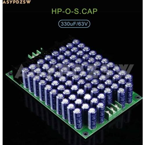 Assembled HP-O-S.CAP 84pcs 330uf 63V Low Impedance Amplifier Power supply array board