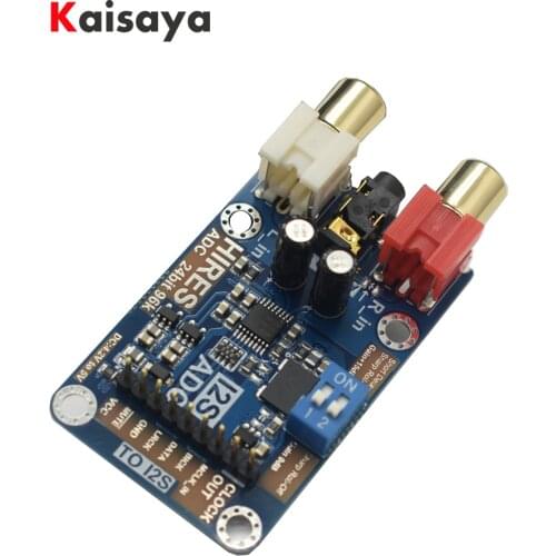 I2S ADC audio I2S capture card module 24bit 96K I2S Signal output master mode development board A1-003