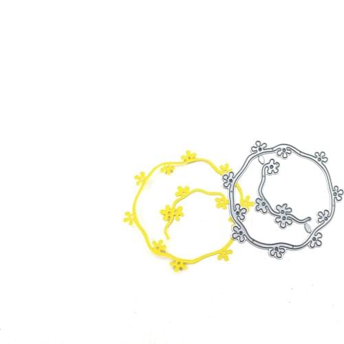 Julyarts Circle Flower Lace Scrapbooking Material Die Cuts For Diy Scrapbooking Emboss Paper Card Making Die Mould Stencil