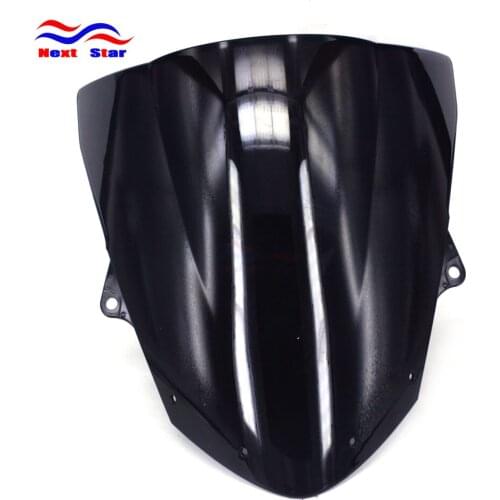 Motorcycle ABS Black Plastic Windshield Windscreen For KASAWAKI ZX6R 2009-2014 Ninja ZX10R 2008 2009 2010