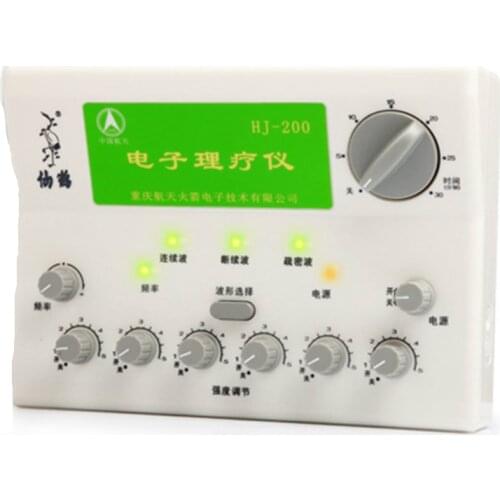 Medical multi-functional back massager three wave frequencies neck massage instrument electrotherapy pulse acupuncture equipment