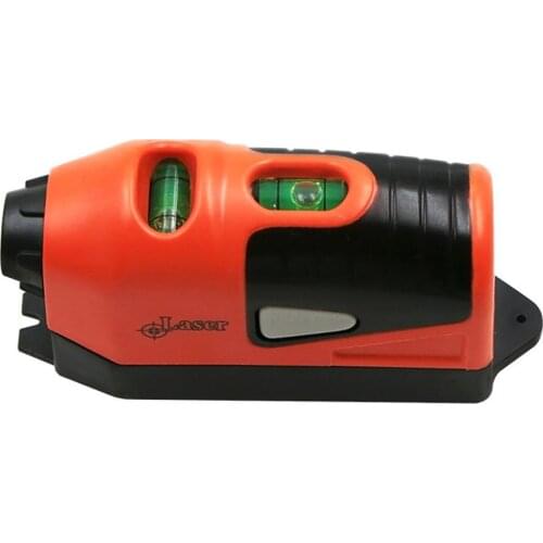 Mini Vertical Spirit Level Tool Laser STRAIGHT Guided Line Measurement Gauge