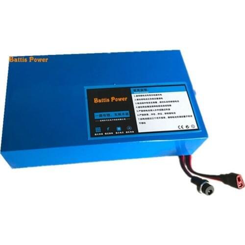 Strong power 52V Lithium battery 51.8V 15AH Li ion +3A Charger for 18650 52V 14S electric bike replacement Electric scooter