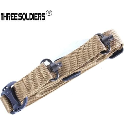 MS4 Airsoft Hunting Tactical Rifle Gun Sling Strap Quick Detach QD Swivel Dual Two2Points Gun Sling Shooting Outdoor Accessories