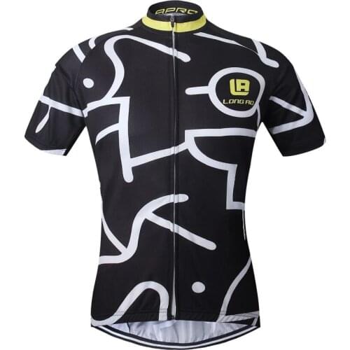 LONG AO Mens Ropa Ciclismo Cycling Jersey Top Bike Clothing Bicycle Wear Short Sleeve T-Shirts XS-5XL