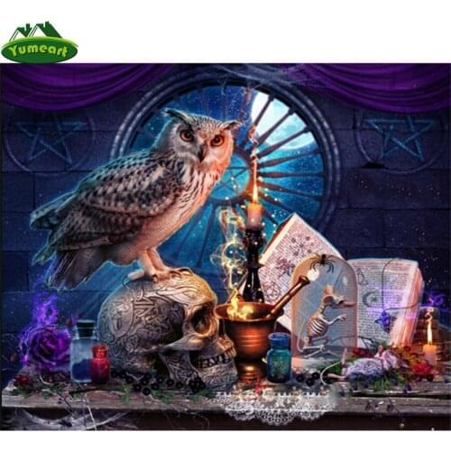 5D DIY Diamond Painting Cross Stitch Kits Black veil mask Full Drill Diamond art Picture Embroidery 5D Square Mosaic Home Decor