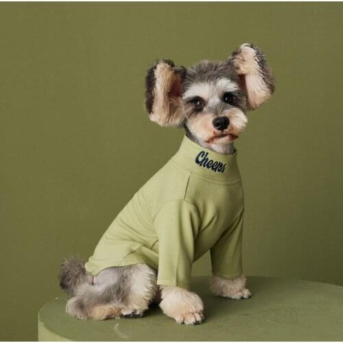 New Style Dog Tshirt for Small Medium Dogs Fashion Winter Dog Clothes Chihuahua Shirts 2020 Popular Pets Turtleneck Costume