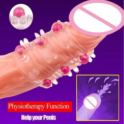 2020 New Arrivals Physiotherapy Penis Ring Soft Silicone Cock Ring Time Delay Ejaculation Penis Extender Sex Toys for Men Couple