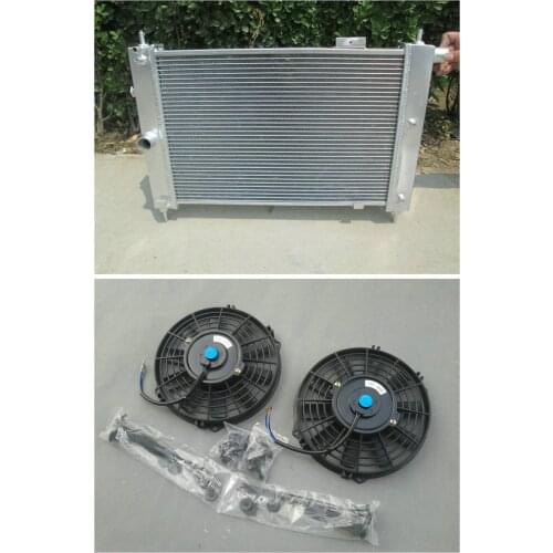 NEW ALL ALUMINUM RADIATOR & FANS FOR Vauxhall MK2 Astra 2.0 16v GTE 1983-1991 1984 1985 1986 1987 1988 89 90 91
