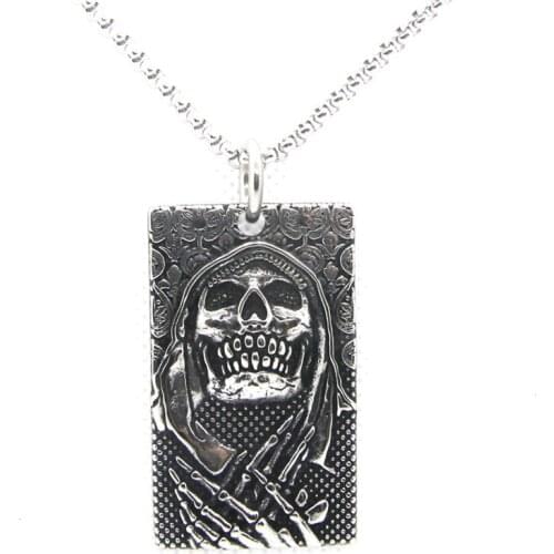 Support Dropship Newest skull king Pendant 316L Stainless Steel Fashion Jewelry evil damn ghost skull Pendant