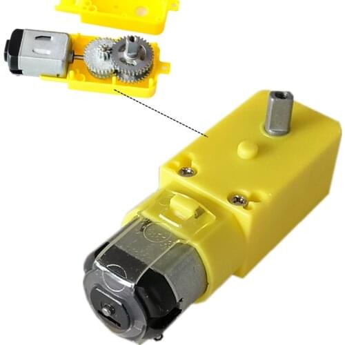 TT DC All metal gear Motor 6V 96RPM 1:120 DIY intelligent car robot accessories uno