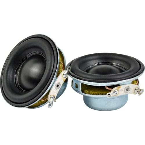 AIYIMA 2pcs 5W 40MM Mini Audio Portable Speakers 16 Core 4Ohm Full Range Speaker Rubber Side NdFeB Magnetic Loudspeaker