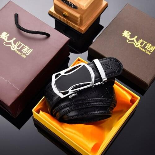 New hot saleBrand Designer Mens Belts Genuine Leather High Quality Automatic Buckle Belt Business Strap Belts For male