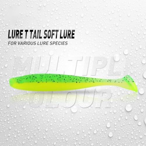Fishing Lure Soft Bait Easy Shiner 55mm 65mm 70mm T Tail Jigging Wobblers Silicone Bait Goods For Fishing Tackle Bass Pike Lure