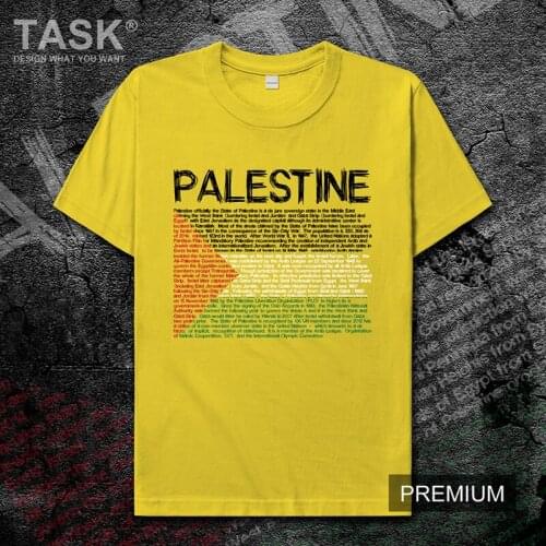 State of Palestine Palestinian PS PSE national team mens t shirt tops Short Sleeve sports clothes 2019 new summer cotton t-shirt