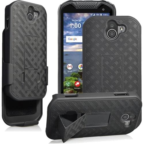 For Kyocera Duraforce Pro 2 E6900 E6910 Heavy Duty Hybrid Rugged Case Belt Clip Swivel Holster Cover For Kyocera Duraforce Pro-2