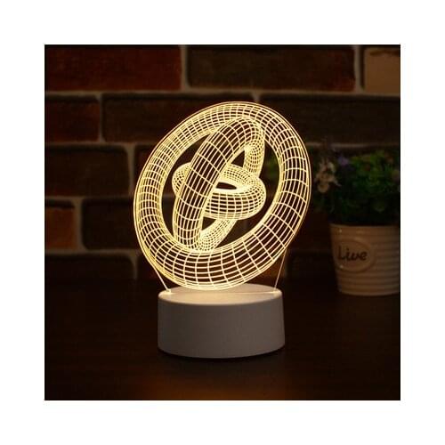 LED Sensor Lights Atmosphere Bedside Night Lamps Hot Friends Game Among us 3D Illusion Desktop Lamp Coffee Table Decor