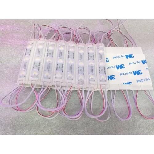 LED Injection Module with len 1.8W smd2835 3leds160 Angle DC12V Waterproof IP65 Warm white/ white for logo letter backlighting