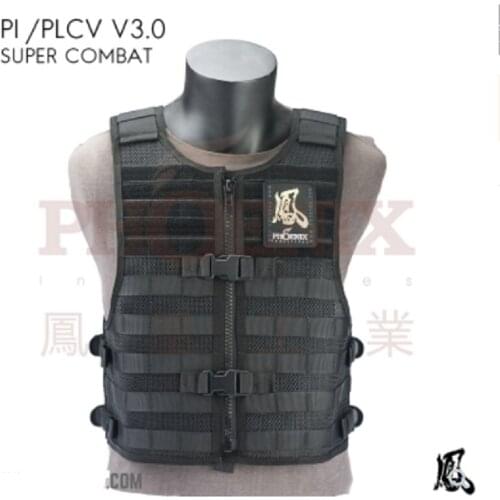 Phoenix Industry Plcv3.0 Ultra Light Breathable Mesh Front And Rear Plug-In Zipper Tactical Vest