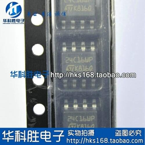 10PCS/ ST24C16WP 24C16WP SOP-8 SOP8