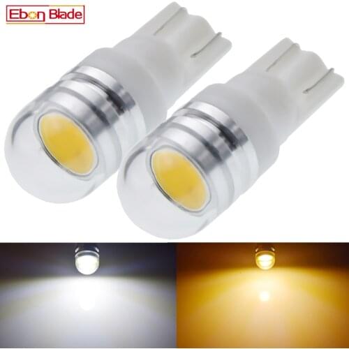 2 x T10 W5W LED Bulb Warm White 6V 6.3V 6 Volt Classic Car Interior Dome Side Wedge Light Scooter Moto Pinball Game Machine Lamp