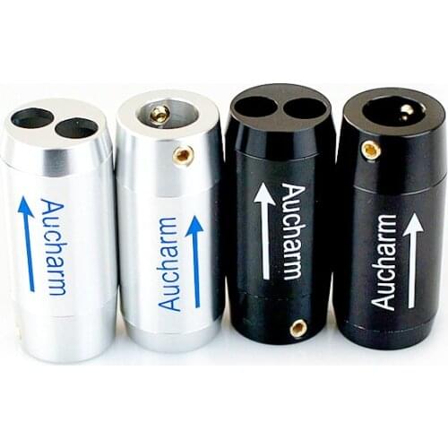 4Pcs Pure Aluminum Speaker Cable Splitter Set Line Ring Audio Wire Decoration Car Audio Cord Accessories