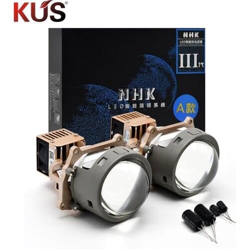 40W 3.0 inch BI LED projector lens for NHK car headlight universal LED Headllamp High Low Beam lens car styling Car accessories