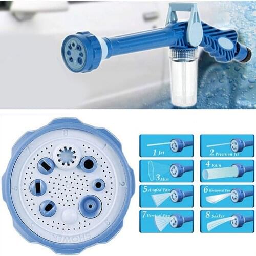 8 In 1 High Pressure Water Gun Metal Water Gun High Pressure Spray Car Washing Tools Garden Irrigation Water Jet Pressure Washer