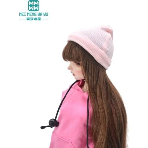 BJD doll accessories for 1/3 1/4 1/6 DD SD MSD YOSD BJD Girl boys Knitted hats, thread hats