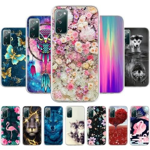 Case For Samsung A32 A52 A72 A51 A71 4G 5G Silicone Cover On Samsung Galaxy A12 A11 A31 A21S A22 Fundas TPU Animal Flower Cover