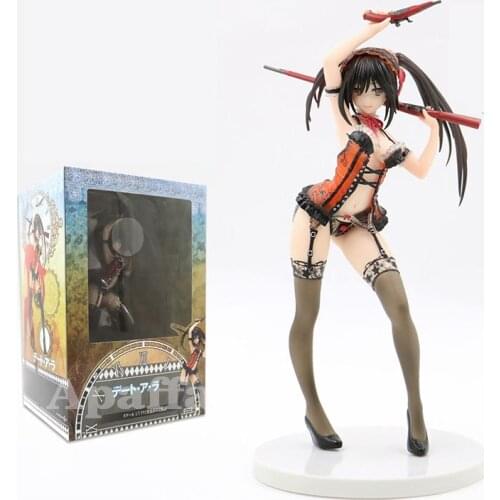 25cm Date A Live Nightmare Tokisaki Kurumi Adult Anime Figure Fantasia 30th Anniversary Tsunako Sexy Girl Action Figures Toys