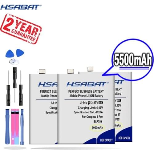 HSABAT OnePlus 8T Phone Batteries