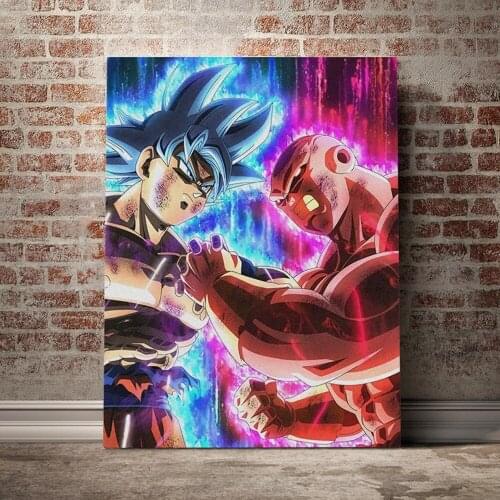One Piece Gift Vs Jiren Anime Posters Pictures HD Print Canvas Wall Art Home Decor Paintings Living Room Decoration Accessories