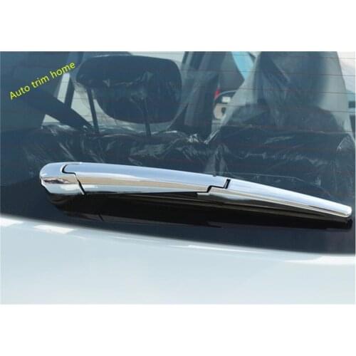 Lapetus ABS Chrome Exterior Refit Kit Rear Windshield Window Wiper Cover Trim 3 Piece Fit For Hyundai Creta IX25 2015 2016 2017