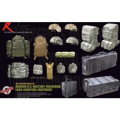 Meng Model 1/35 SPS-015 Modern U.S. Military Individual Load-Carrying Equipment plastic model kit