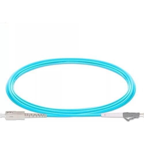 Multimode fiber optic patch cord LC/UPC-SC/UPC 10G 5pcs/LotOM3 fiber optic cable free shipping