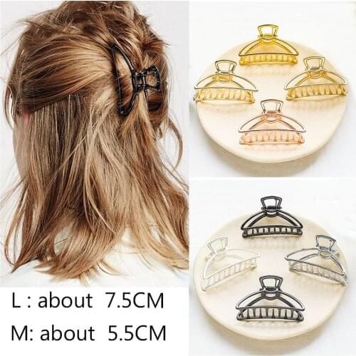 Alloy Fashion Women Hair Claws Hair Crab Clamp Hairgrip Plastic Hair Clip Claw Hairdressing Tool Hair Accessories Women Party