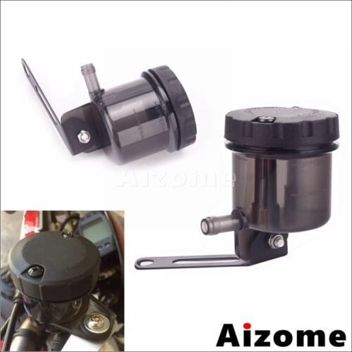Cafe Racer Street Sport Motorbikes Front Brake Clutch Fluid Reservoir Tank Oil Cup for Harley Kawasaki Triumph Honda Suzuki BMW