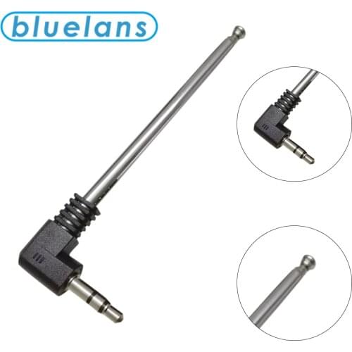 Portable 3.5mm Socket FM Radio Antenna Retractable Aerial Pull Rod Telescopic Card for Mobile Cell Phone