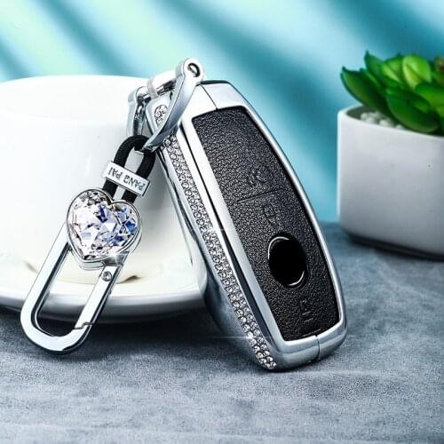 Luxury Diamond Car Remote Key Case key Cover for mercedes benz W177 W205 W213 W222 2018 A C S GLS Class E class protect key bag