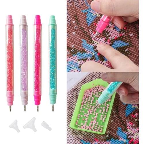 1 Set New Diamond Painting Point Drill Pen Double Head Diamond Painting Pen DIY Cross Stitch Embroidery Craft Sewing Accessories