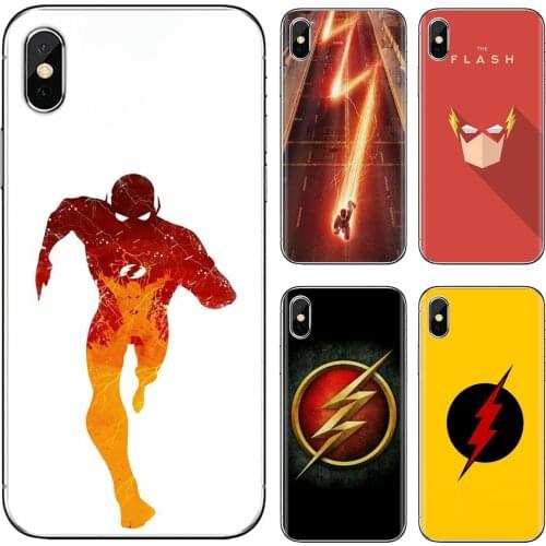 Flash-Comic-C-DC-Marvel-Character For Samsung Galaxy S7 S8 S9 S10E S20 FE Note 10 20 Edge Lite Plus Ultra Silicone Shell Case