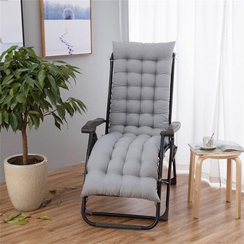 Folding Deckchair Recliner Cushion Mat Garden Swing Hammock Cushion Soft Bench Lounger Mat Long Chair Couch Sleeping Mattress