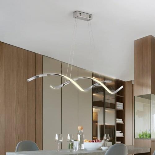 Chrome Gold Plated Hanging NEW Modern Pendant Lights For Dining Room Kitchen Room Home Deco Pendant Lamp Fixture luminaire