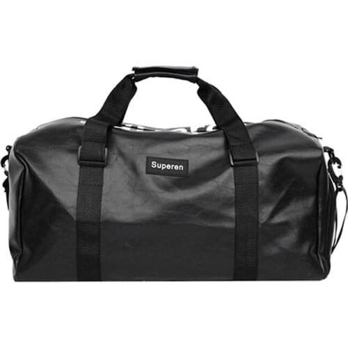 Short-Distance Travel Bag PU Waterproof Portable Fitness Sport Bag Male Yoga Training Package Female Independent Shoe Bag