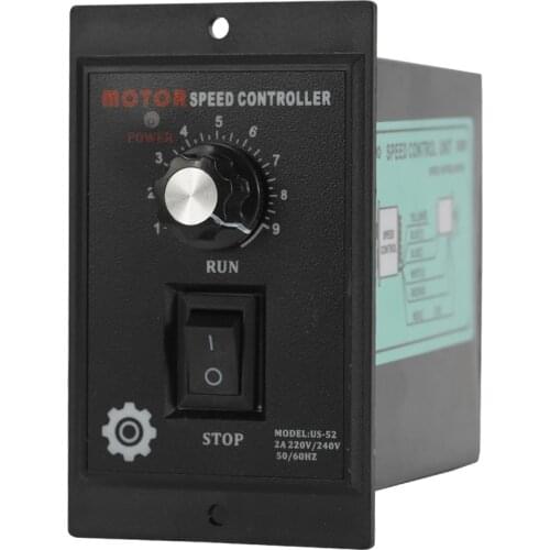 400W 50/60Hz 220V AC Motor Speed Control Pinpoint Regulator Speed Controller Forward Backward